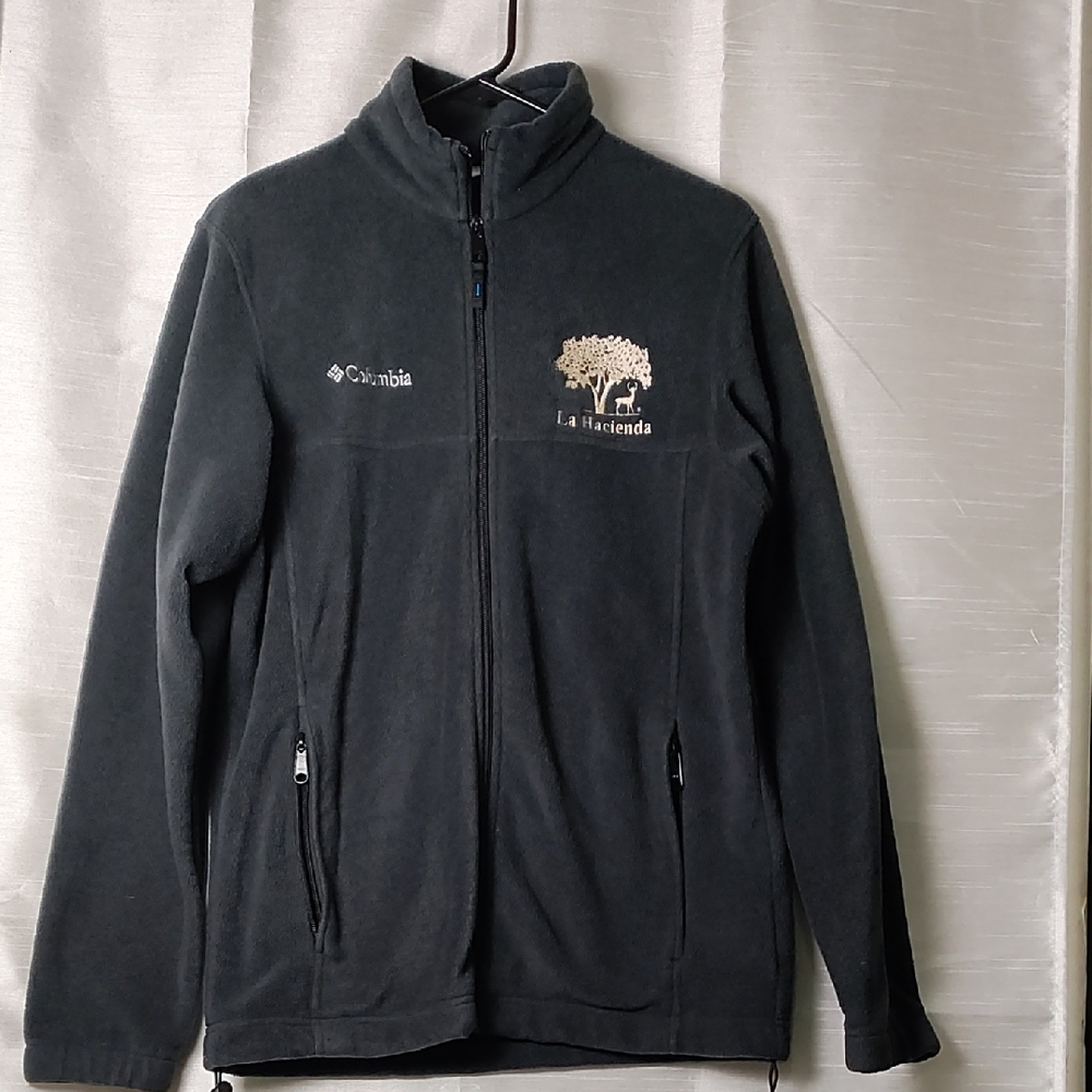 Columbia Charcoal Fleece Jacket with Embroidered‎ Logos